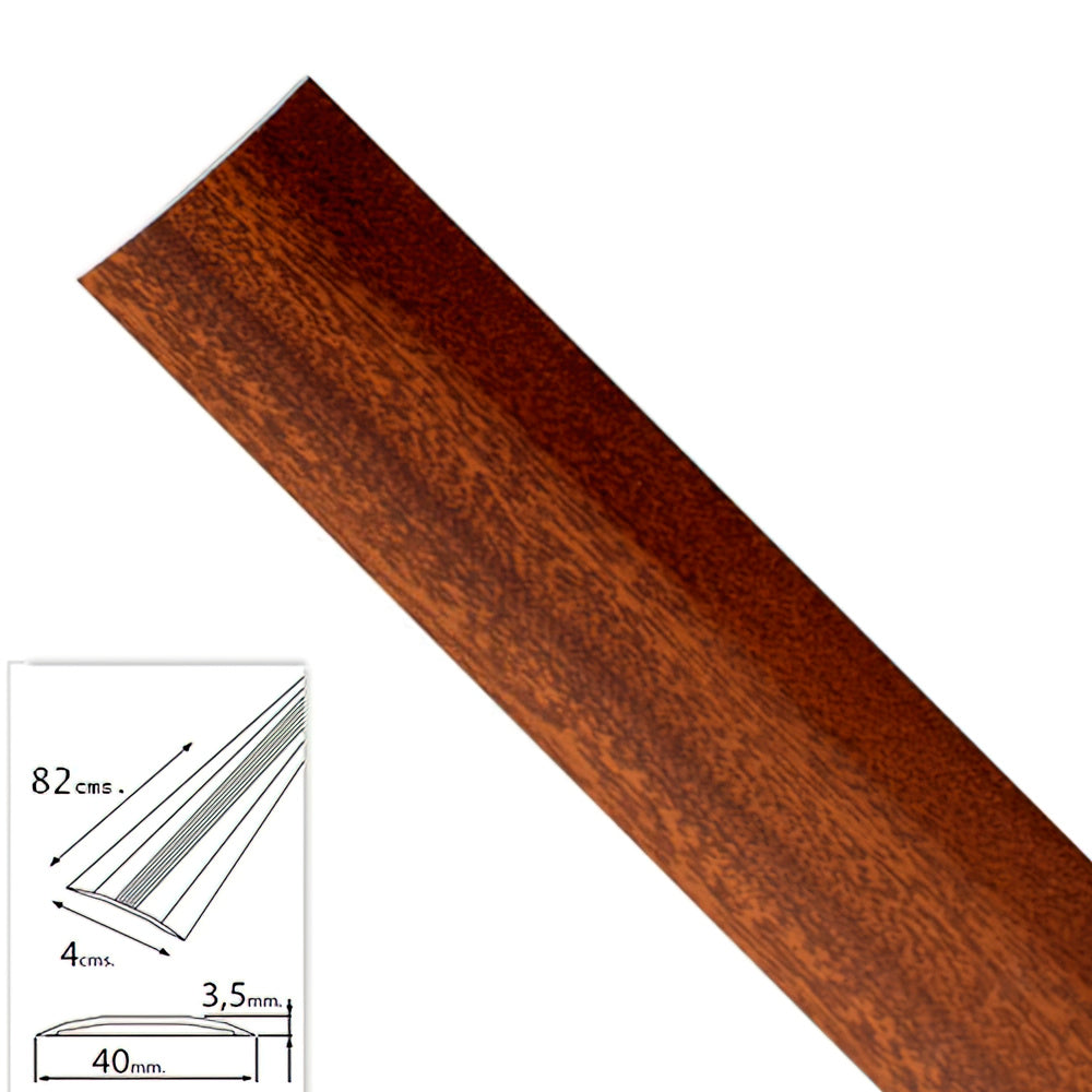 Tapajuntas adhesivo para moquetas metal sapeli   82,0 cm