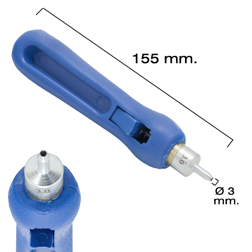 Punch for irrigation tubes / drippers / drip lines ø 3 mm