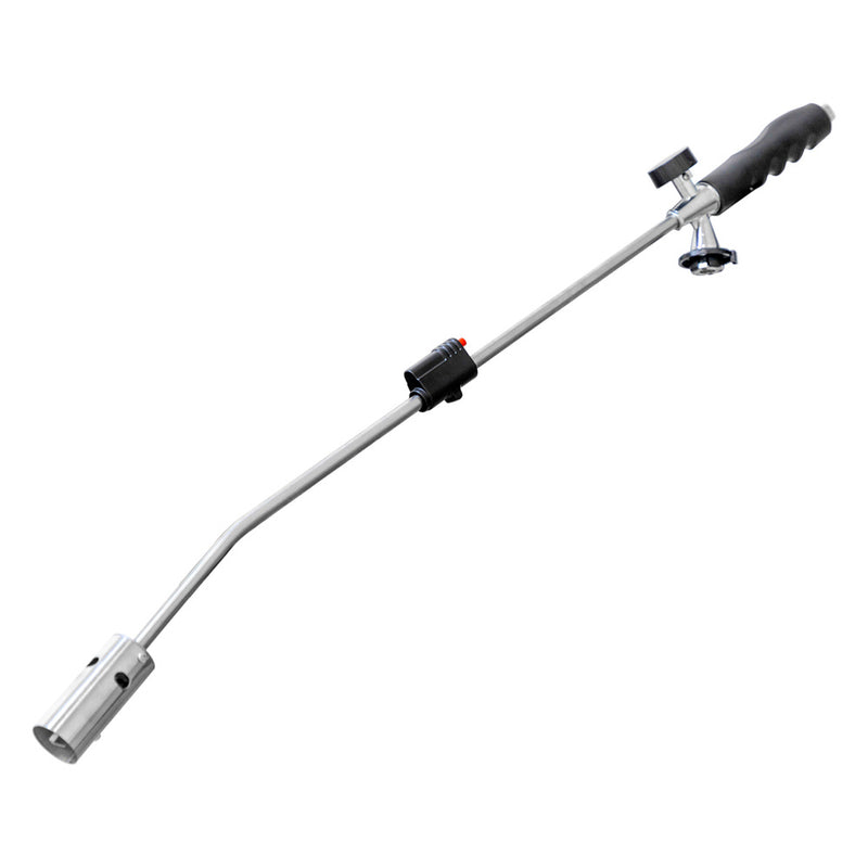 Soplete quemar hierba con encendido piezoelectrico funcionamiento con cartucho gas