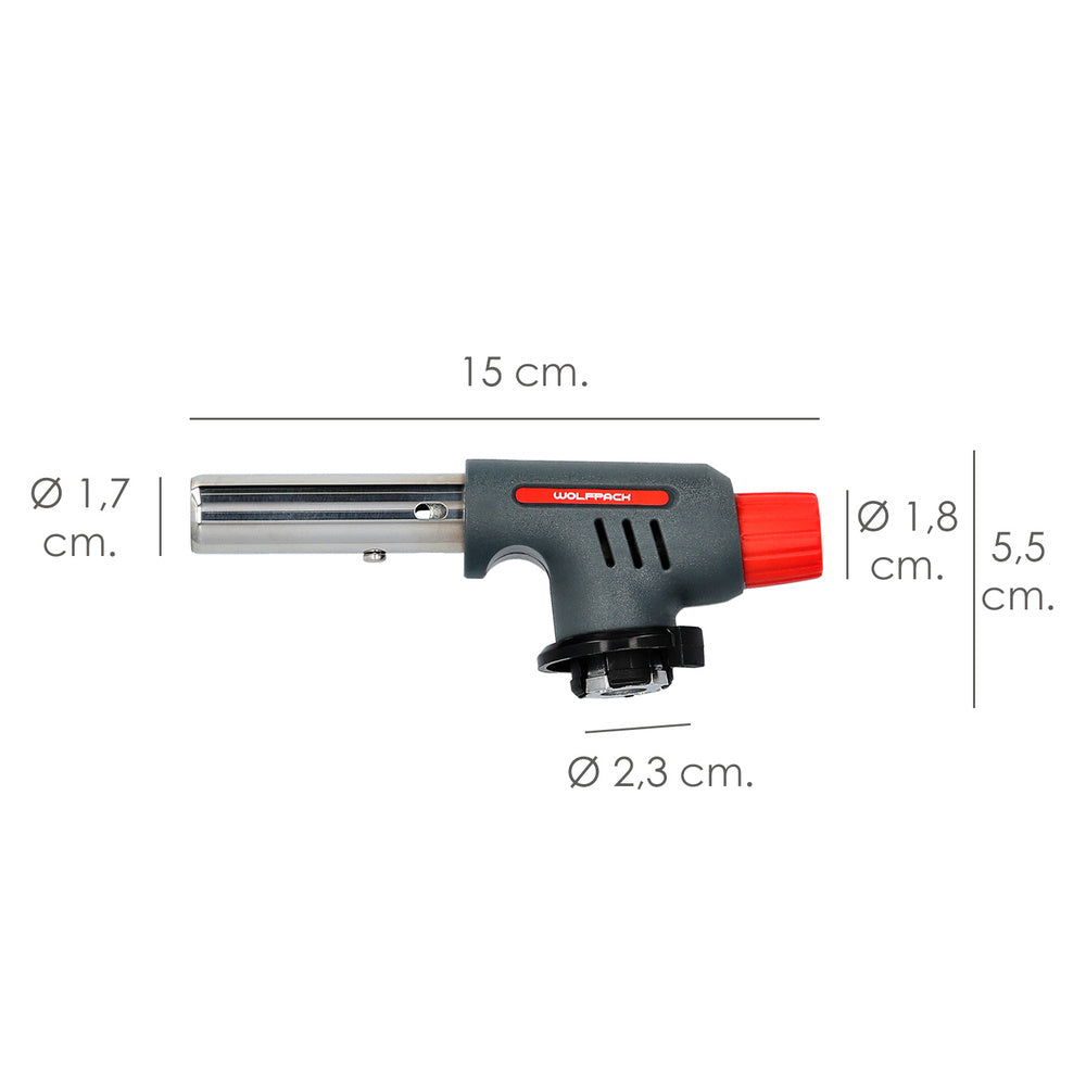 Soplete para cartucho 0,227 kg. Encendido piezo electrico