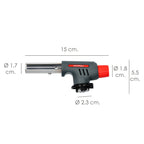 Soplete para cartucho 0,227 kg. Encendido piezo electrico