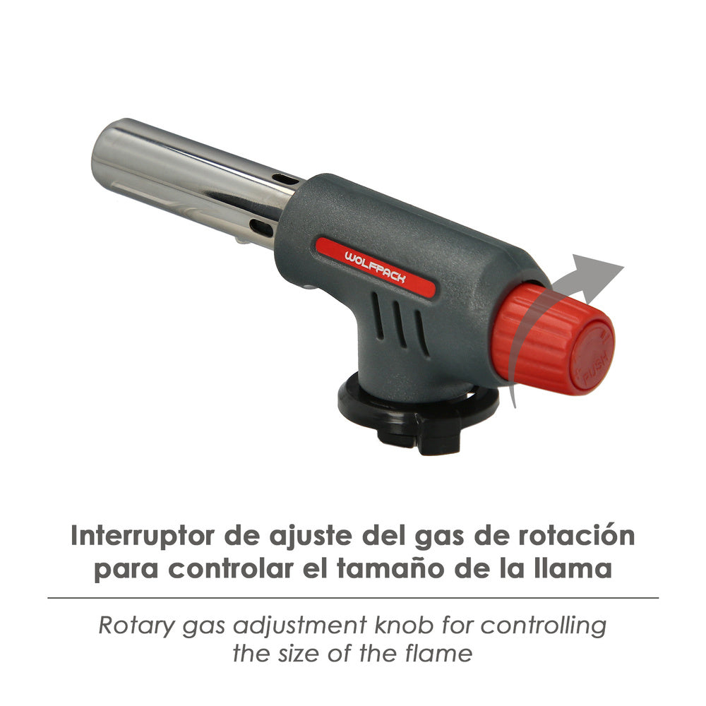 Soplete para cartucho 0,227 kg. Encendido piezo electrico