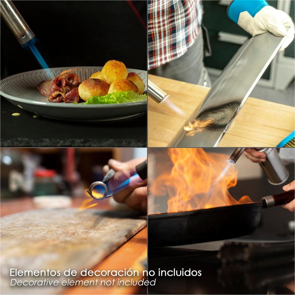 Soplete para cartucho 0,227 kg. Encendido piezo electrico