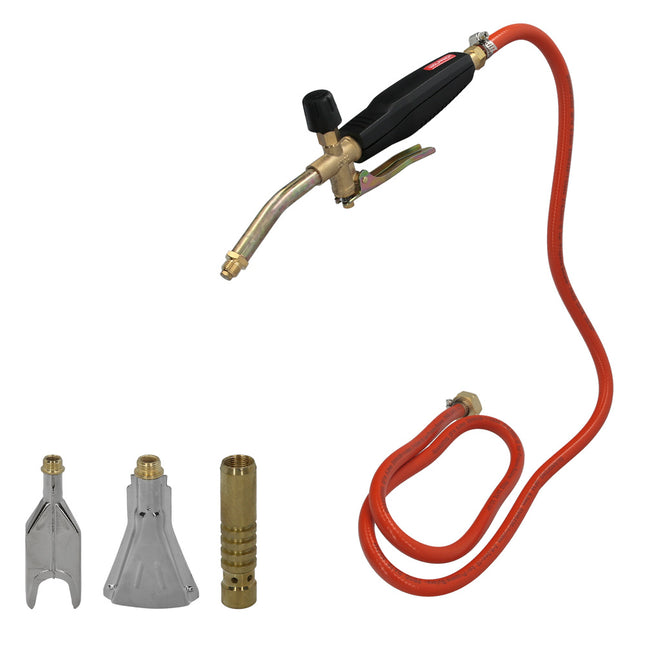 Soplete 3 boquillas usos varios con tubo