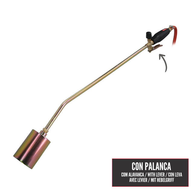 Soplete 70cm x 60mm con palanca y tubo