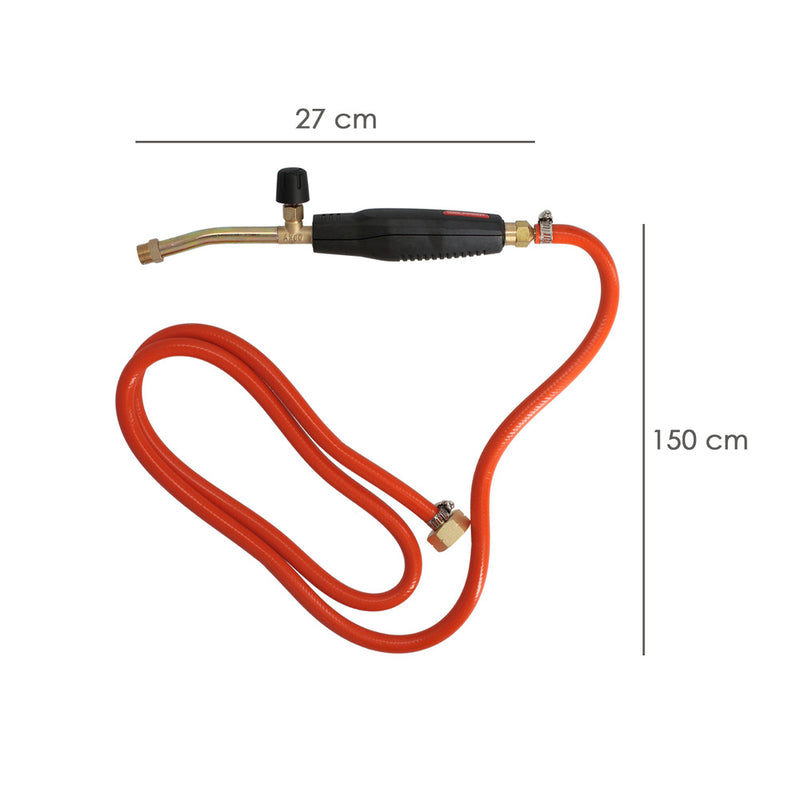 Soplete 3 boquillas con tubo