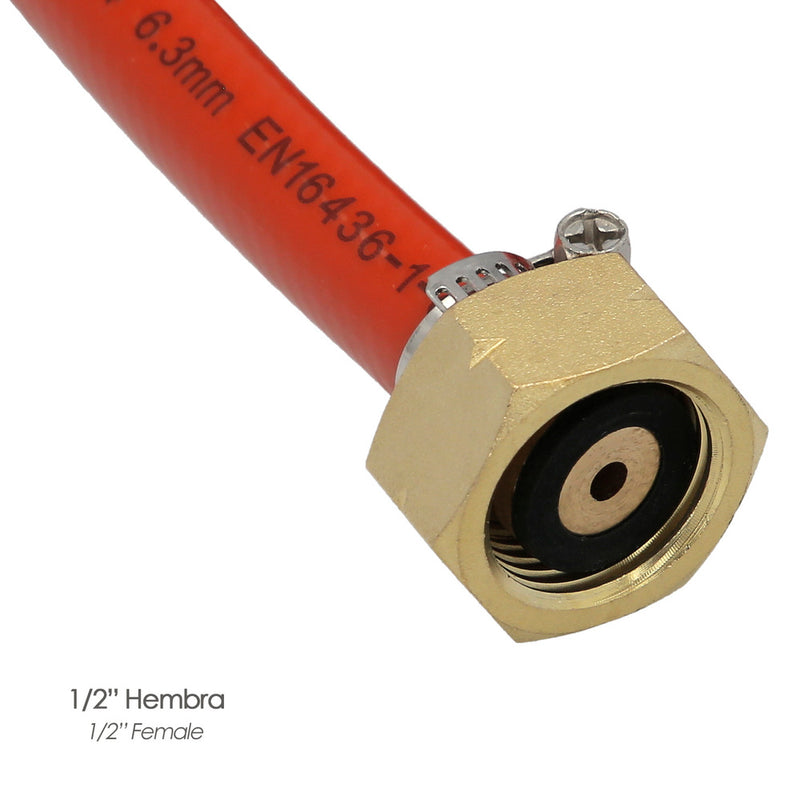 Manguera con racores para soplete wolfpack