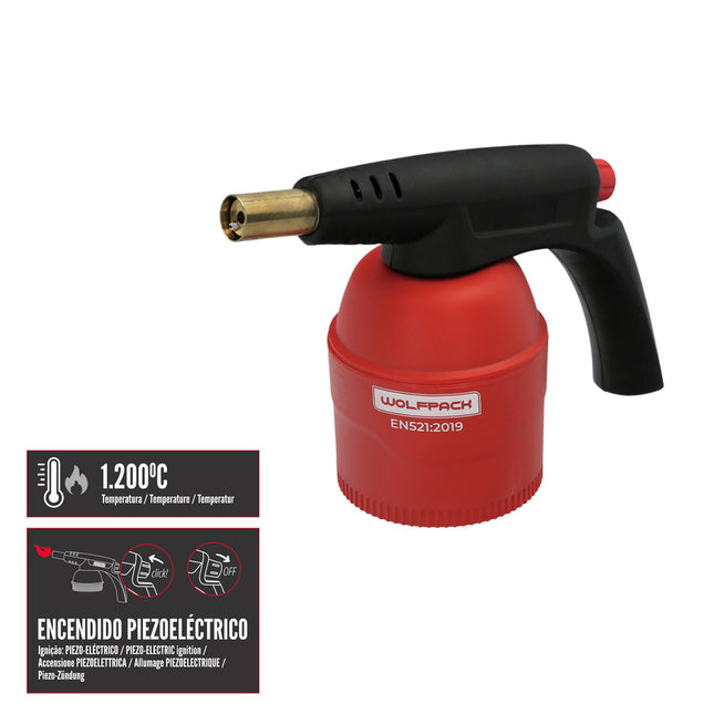 Soplete a cartucho cuerpo ABS encendido piezo-electrico