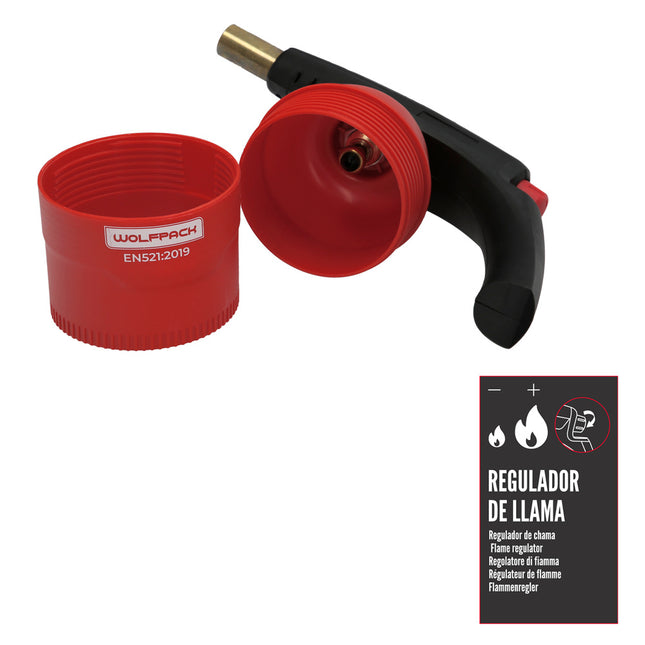 Soplete a cartucho cuerpo ABS encendido piezo-electrico