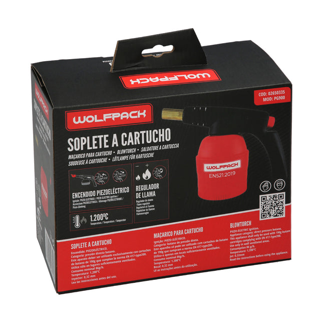 Soplete a cartucho cuerpo ABS encendido piezo-electrico