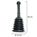 Desatascador goma fuelle         ø 12 cm /  alto 30 cm