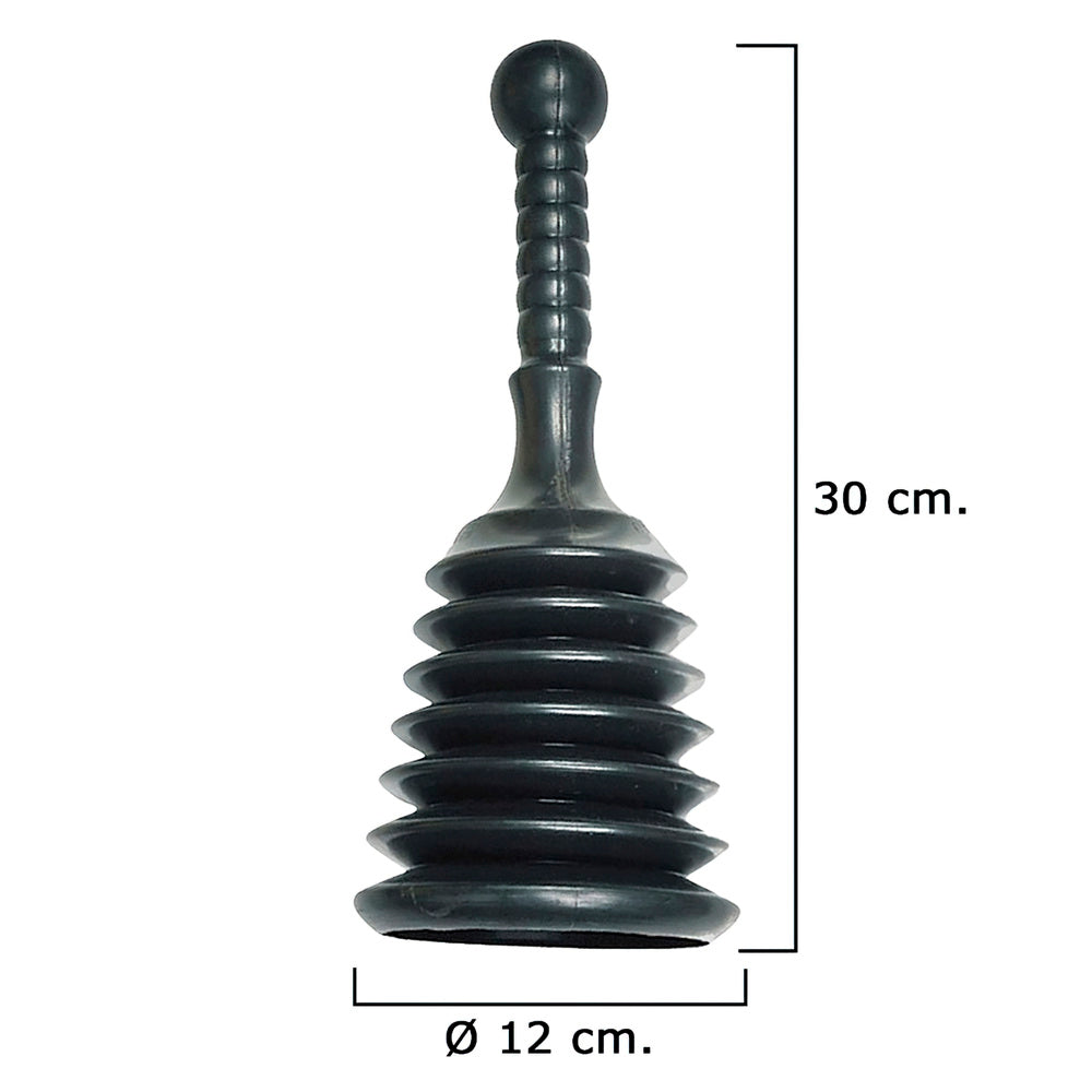 Bellows plunger         ø 12 cm / height 30 cm