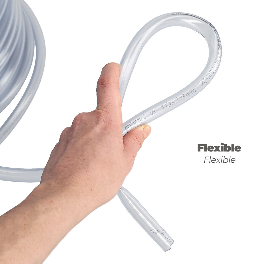 Clear tubing level 4 x 6 mm roll 50 meters