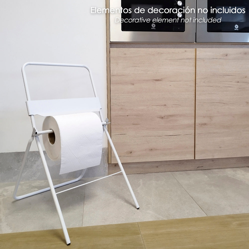 Industrial paper roll floor stand