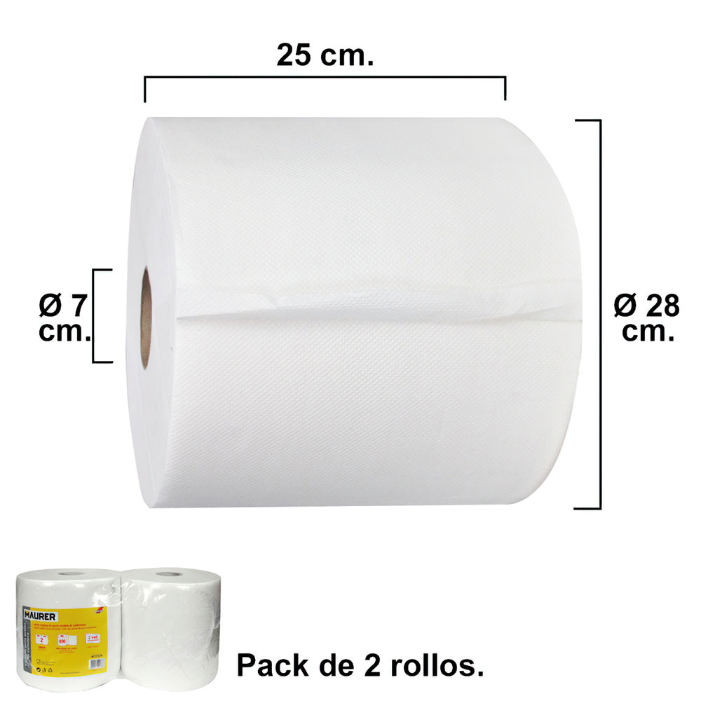 Industrial paper towel roll 800 sheets per roll (2 rolls)
