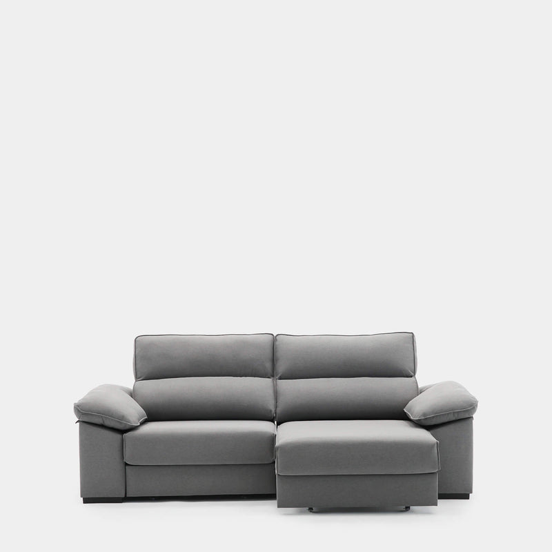 Sofá 3 Plazas Con Asientos Deslizantes | Gris Antracita