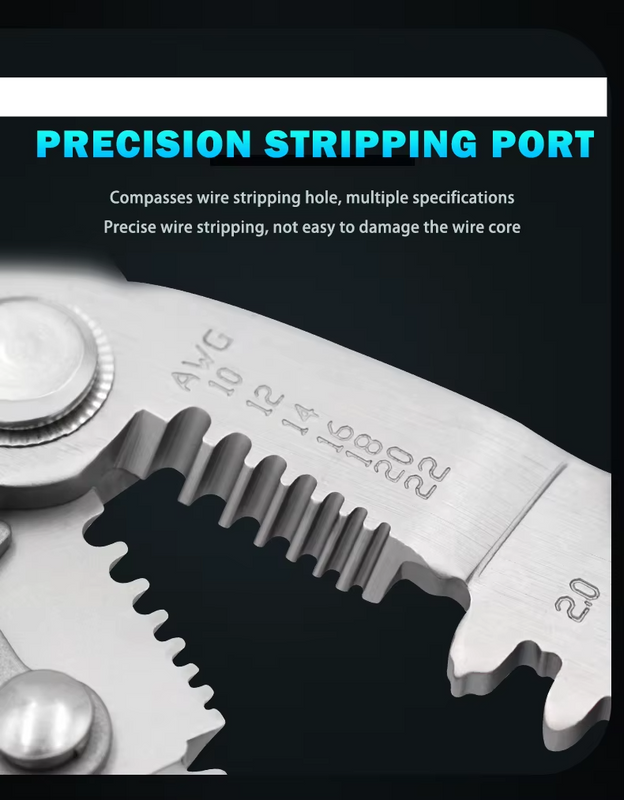 Tijeras multifuncionales de acero inoxidable de 6 y 8 PulgadasTijerasHardware > Tools > Cutters > Handheld Metal Shears & Nibblers