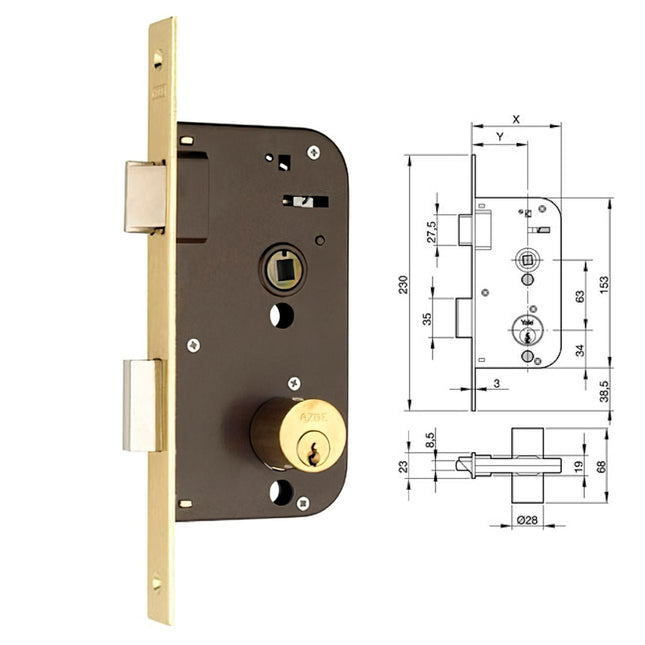 Cerradura Yale   45-hl/ 70