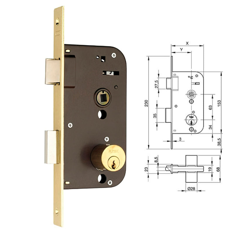 Cerradura Yale   45-hl/ 80
