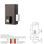 Cerradura yale   56-c/hp/60/ derecha