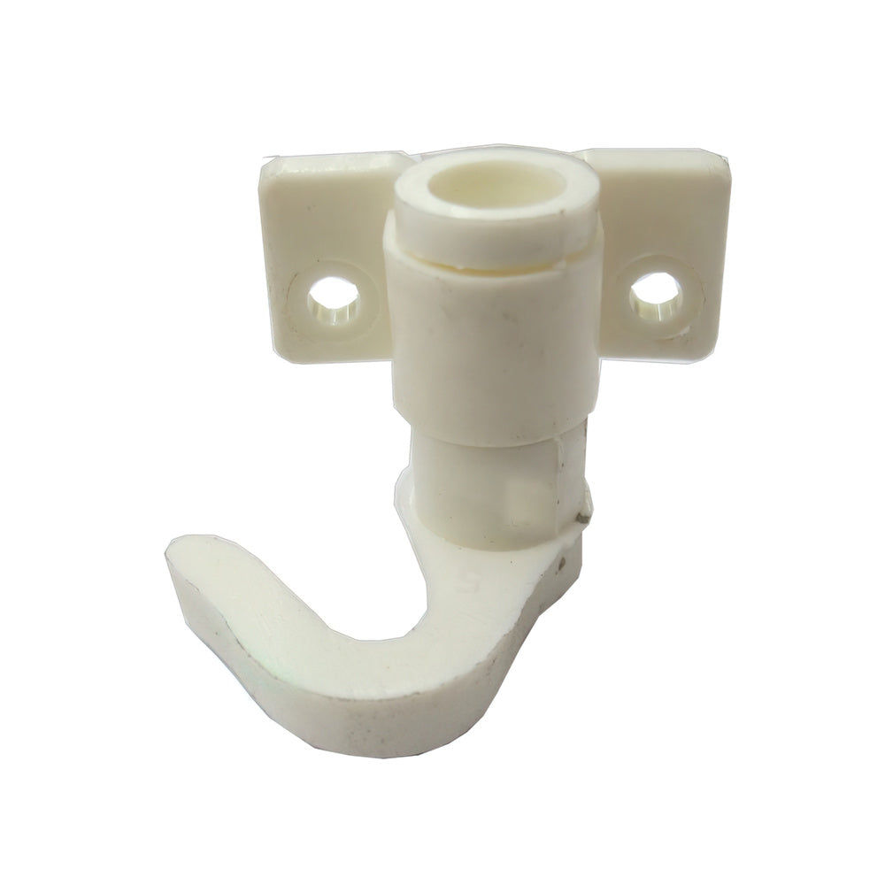 White upper espagnolette rod hook