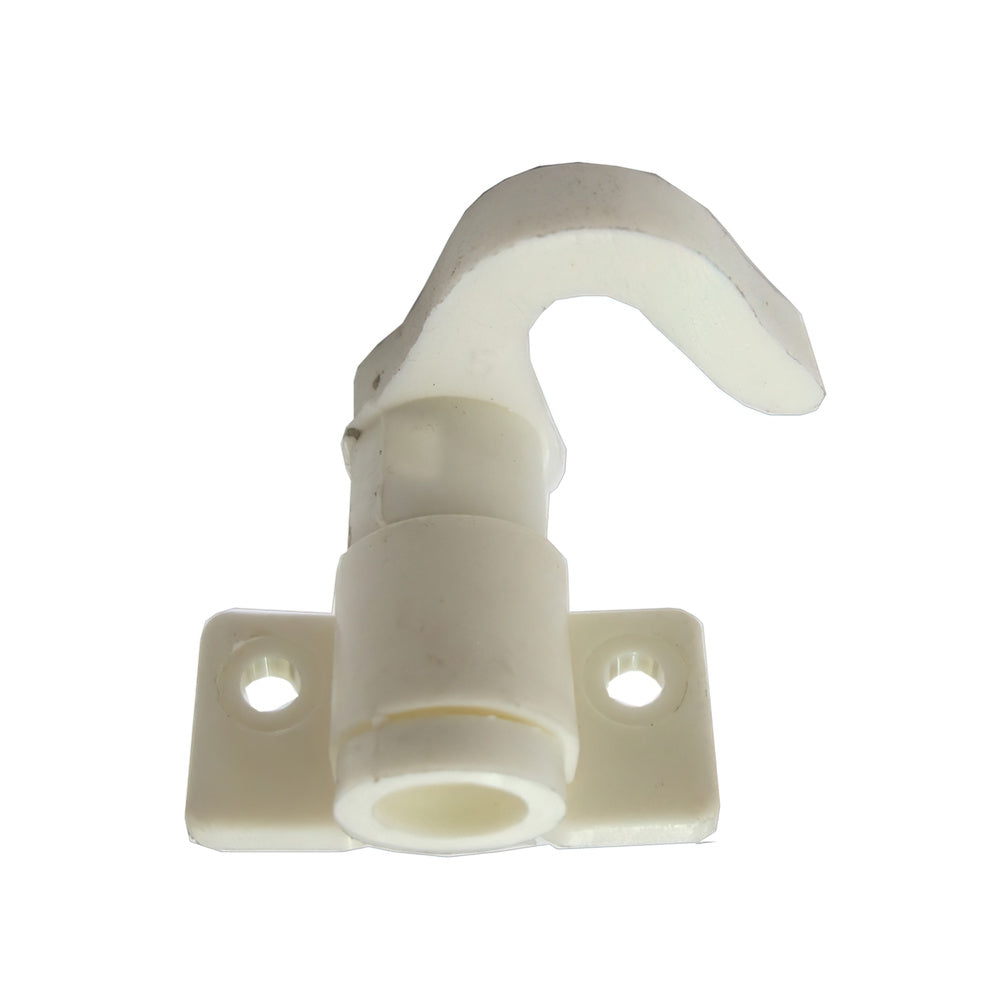 White lower cremone bolt rod hook