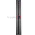 93/ brown espagnolette lock without key