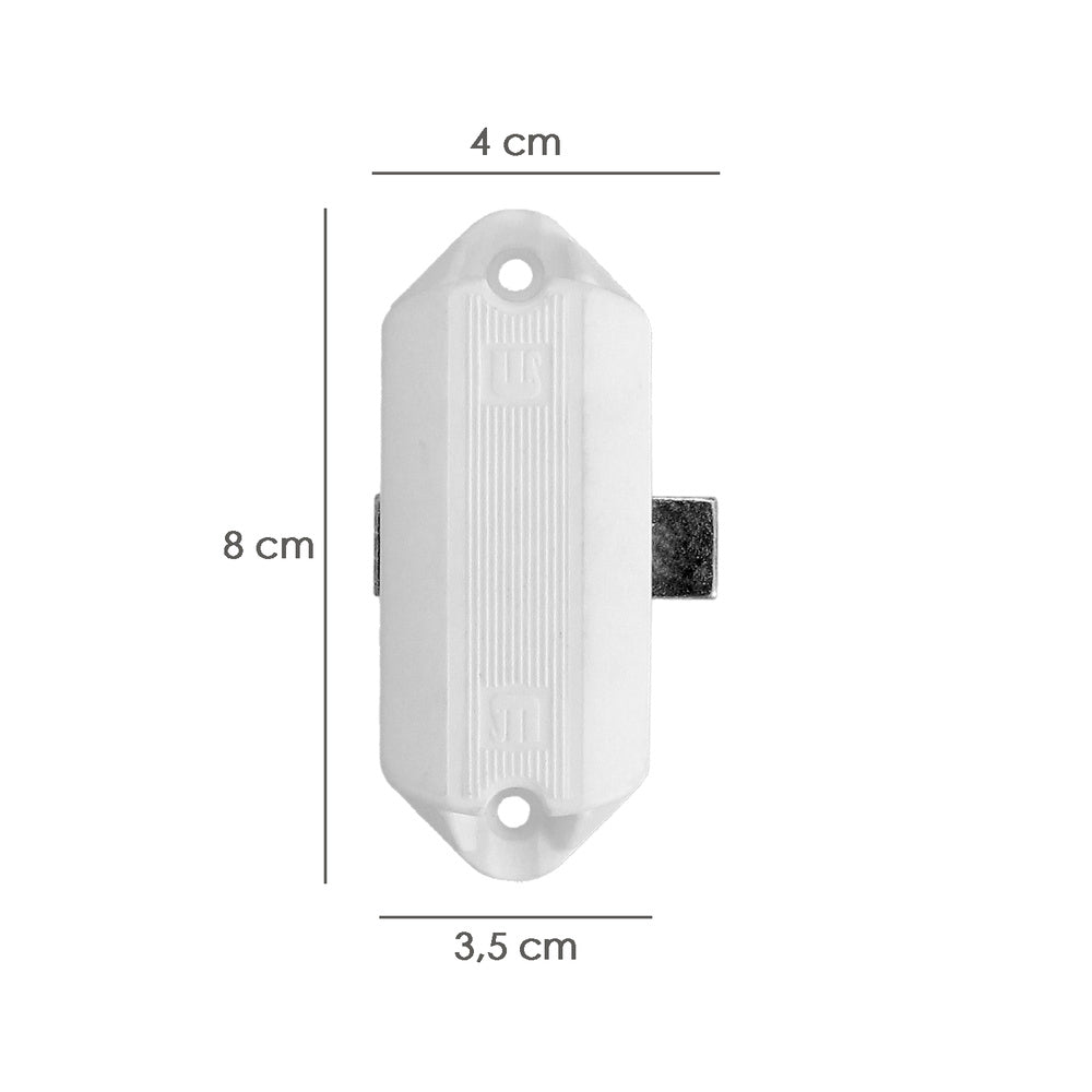 93/white espagnolette lock without key