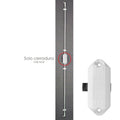 Cerradura falleba sin llave 93/ blanco