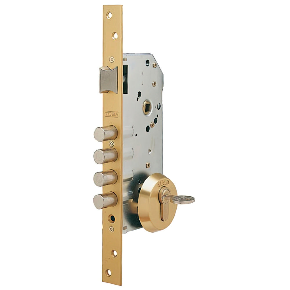 Cerradura tesa seguridad r100b566 esmaltada