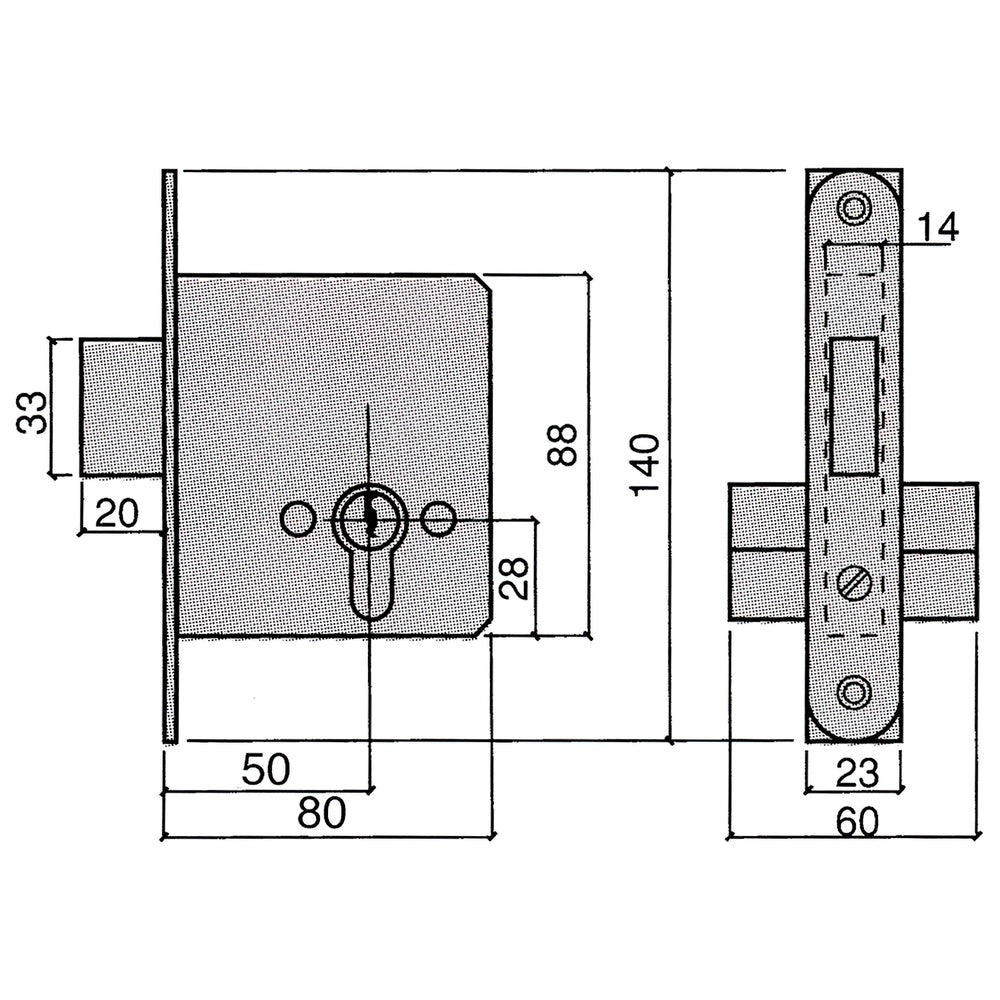 fechadura ucem 5300-hl/50