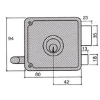 ucem 4125-hb/12/ fecho direito
