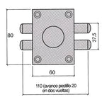 fechadura ucem 4111-hb/60