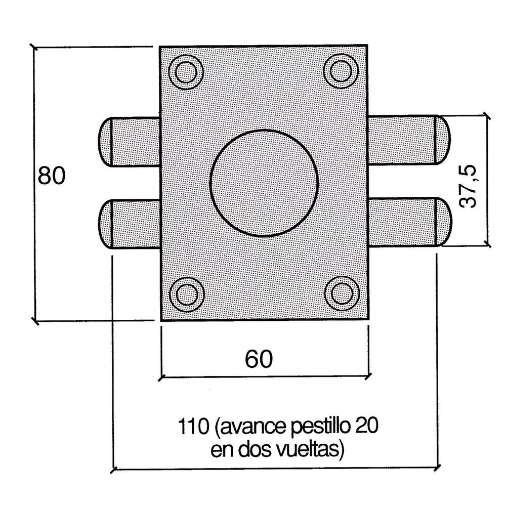 fechadura ucem 4111-hb/60
