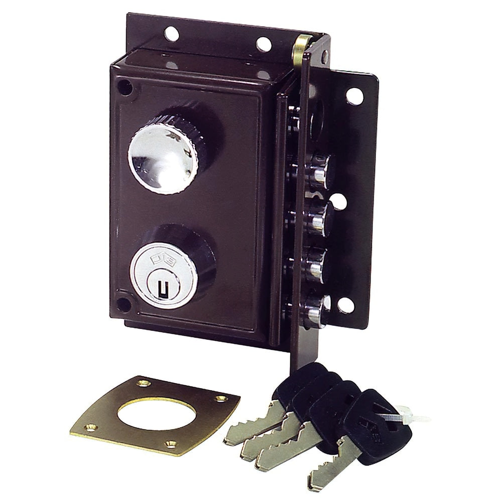 Cerradura jis seguridad 5240 11x7 derecha pintada