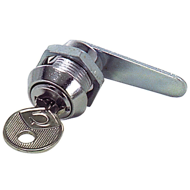 Cerradura De Buzón 135 Mm Con Borde Recto En Metal