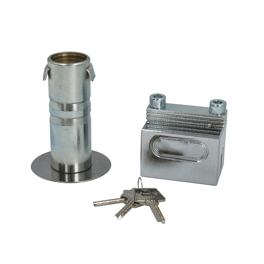 Candado empotrar llave plana c-1 hembra