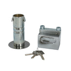 Candado empotrar llave plana c-1 hembra