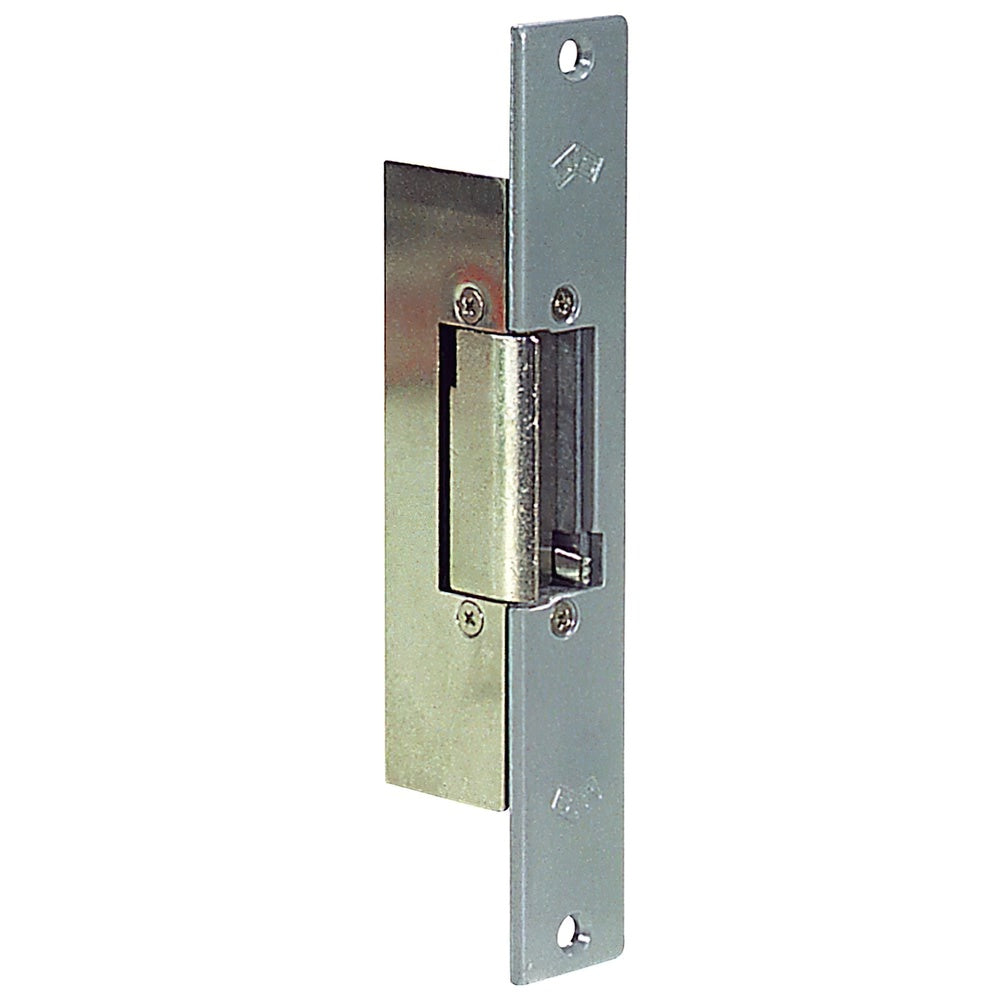 Fechadura elétrica JIS 12 volts 822-901G frente cinzenta