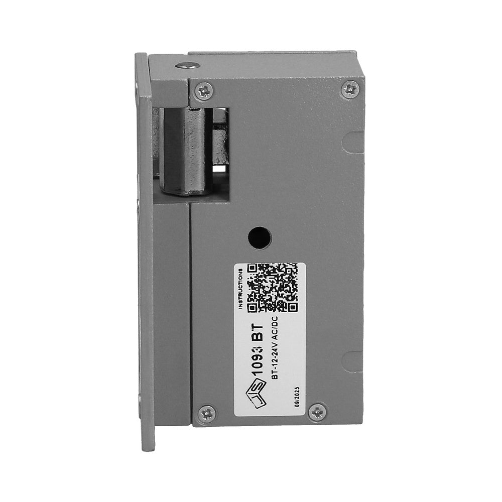 Cerradura jis eléctrica 12 voltios 842-901g frente gris