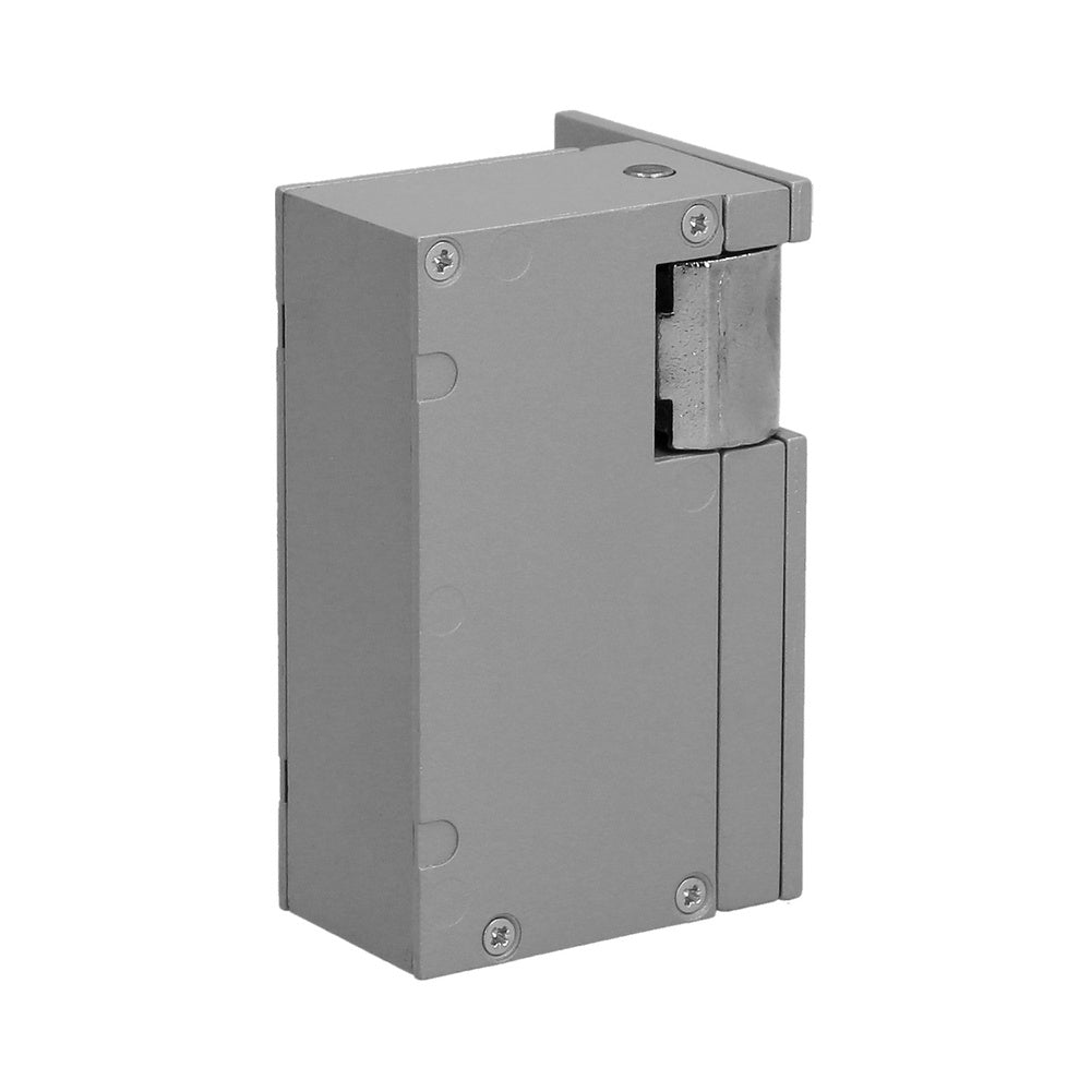 Cerradura jis eléctrica 12 voltios 842-901g frente gris