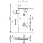 Cerradura yale  700-hl/80x50