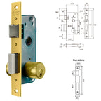 Cerradura tesa 2000-hl/40