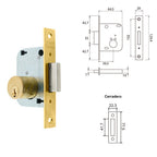fechadura tesa 2001-hl/40