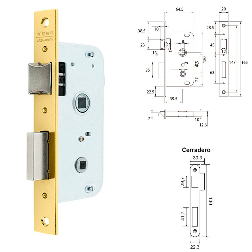 Cerradura tesa 2004-hl/40