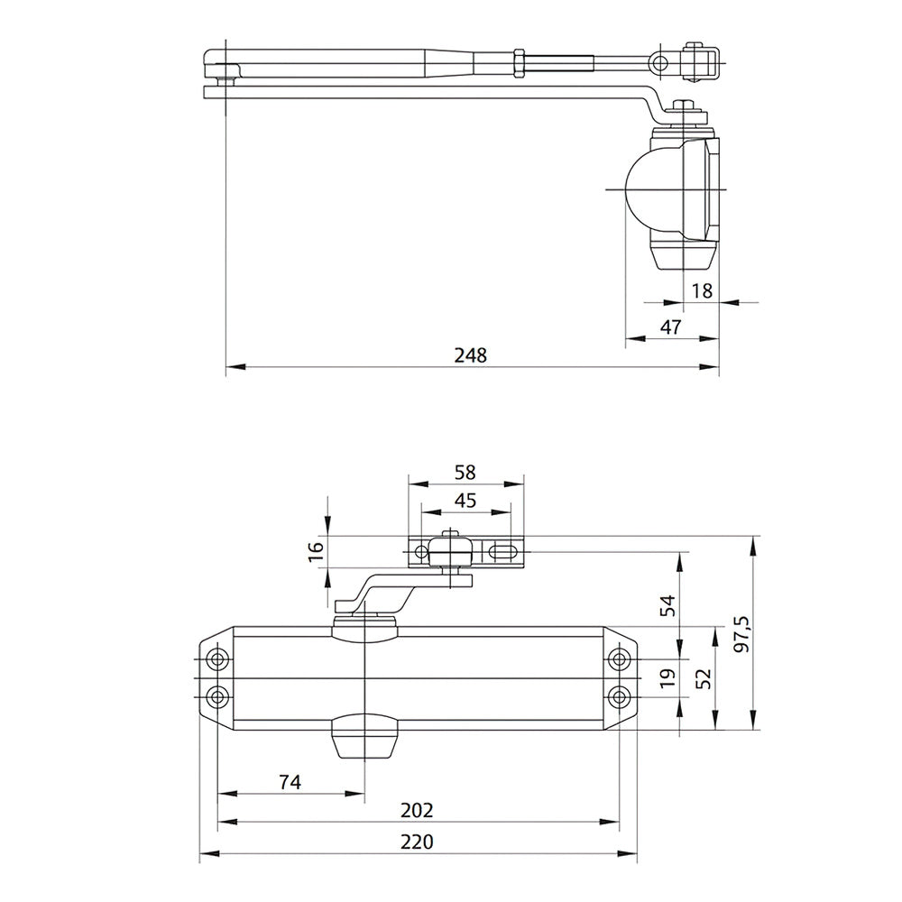 Mola tesa dc120-1 f2-4 com retentor prateado