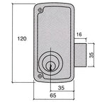 Cerradura ucem 4056-c-hb/65/ izquierda