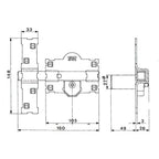 Cerrojo fac 101-r/105-p