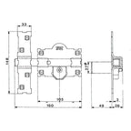 Cerrojo fac 101-r/105-p      bombillo 70