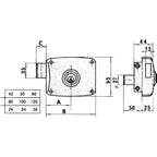 Fechadura Lince 5125a-bo/ 80 direita